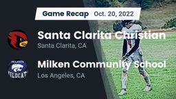 Recap: Santa Clarita Christian  vs. Milken Community School 2022