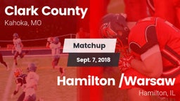 Matchup: Clark County High vs. Hamilton /Warsaw  2018