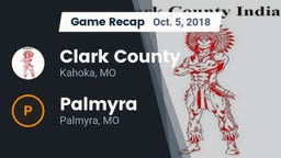 Recap: Clark County  vs. Palmyra  2018