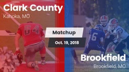 Matchup: Clark County High vs. Brookfield  2018