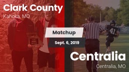 Matchup: Clark County High vs. Centralia  2019