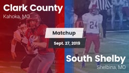Matchup: Clark County High vs. South Shelby  2019