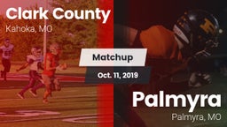 Matchup: Clark County High vs. Palmyra  2019