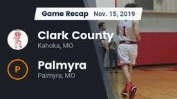 Recap: Clark County  vs. Palmyra  2019