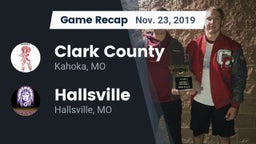 Recap: Clark County  vs. Hallsville  2019