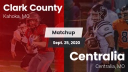 Matchup: Clark County High vs. Centralia  2020