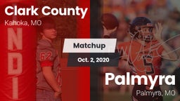 Matchup: Clark County High vs. Palmyra  2020