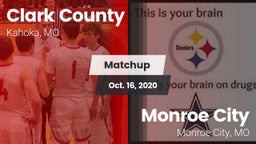 Matchup: Clark County High vs. Monroe City  2020