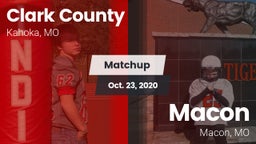 Matchup: Clark County High vs. Macon  2020