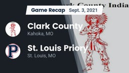 Recap: Clark County  vs. St. Louis Priory  2021