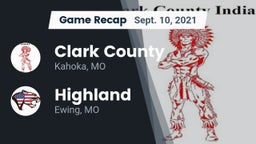 Recap: Clark County  vs. Highland  2021