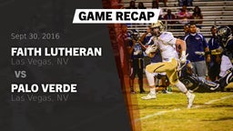 Recap: Faith Lutheran  vs. Palo Verde  2016