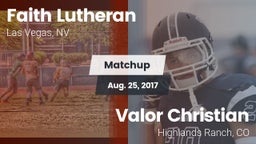 Matchup: Faith Lutheran vs. Valor Christian  2017