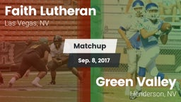 Matchup: Faith Lutheran vs. Green Valley  2017