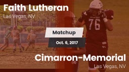 Matchup: Faith Lutheran vs. Cimarron-Memorial  2017