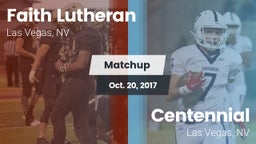 Matchup: Faith Lutheran vs. Centennial  2017