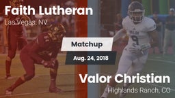 Matchup: Faith Lutheran vs. Valor Christian  2018