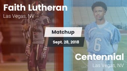 Matchup: Faith Lutheran vs. Centennial  2018