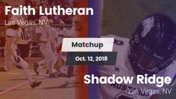 Matchup: Faith Lutheran vs. Shadow Ridge  2018