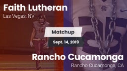 Matchup: Faith Lutheran vs. Rancho Cucamonga  2019