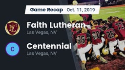 Recap: Faith Lutheran  vs. Centennial  2019