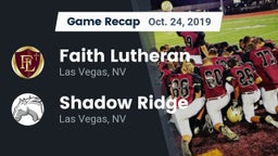 Recap: Faith Lutheran  vs. Shadow Ridge  2019