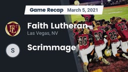 Recap: Faith Lutheran  vs. Scrimmage 2021