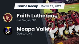 Recap: Faith Lutheran  vs. Moapa Valley  2021