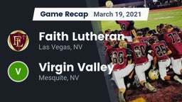 Recap: Faith Lutheran  vs. ****** Valley  2021