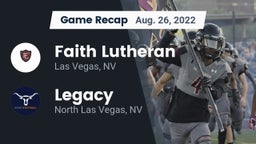 Recap: Faith Lutheran  vs. Legacy  2022