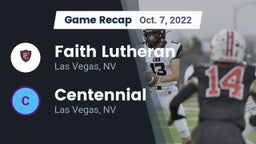 Recap: Faith Lutheran  vs. Centennial  2022