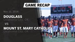 Recap: Douglass  vs. Mount St. Mary Catholic  2016