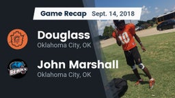 Recap: Douglass  vs. John Marshall  2018