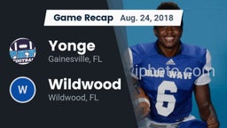 Recap: Yonge  vs. Wildwood  2018