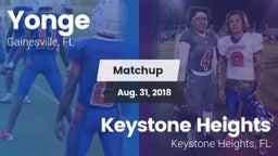 Matchup: Yonge  vs. Keystone Heights  2018