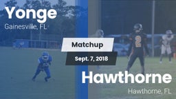 Matchup: Yonge  vs. Hawthorne  2018
