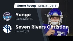 Recap: Yonge  vs. Seven Rivers Christian  2018