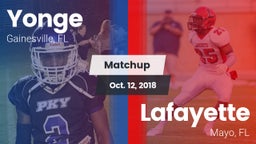 Matchup: Yonge  vs. Lafayette  2018