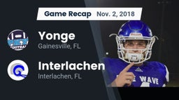 Recap: Yonge  vs. Interlachen  2018
