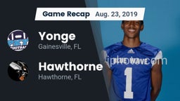 Recap: Yonge  vs. Hawthorne  2019