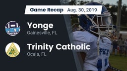 Recap: Yonge  vs. Trinity Catholic  2019