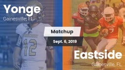 Matchup: Yonge  vs. Eastside  2019