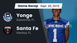 Recap: Yonge  vs. Santa Fe  2019