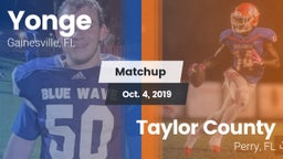 Matchup: Yonge  vs. Taylor County  2019