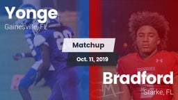 Matchup: Yonge  vs. Bradford  2019