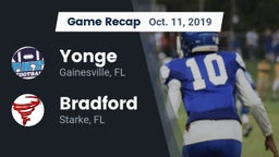 Recap: Yonge  vs. Bradford  2019