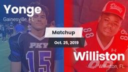 Matchup: Yonge  vs. Williston  2019