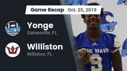 Recap: Yonge  vs. Williston  2019