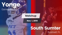 Matchup: Yonge  vs. South Sumter  2019