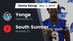 Recap: Yonge  vs. South Sumter  2019